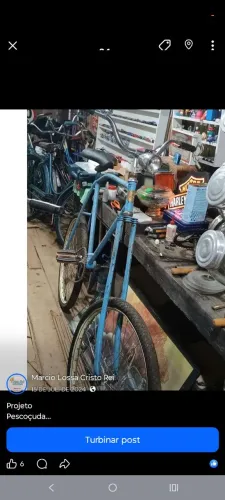 Bicicleta Antiga 2 andar famosa Pescoçuda anos 60
