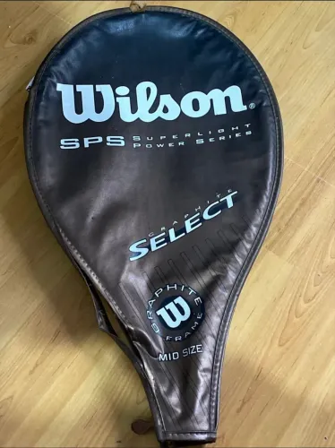 Raquete de Tênis Clássica Wilson Graphite Select SPS Midsize (Anos 90) + Capa Original