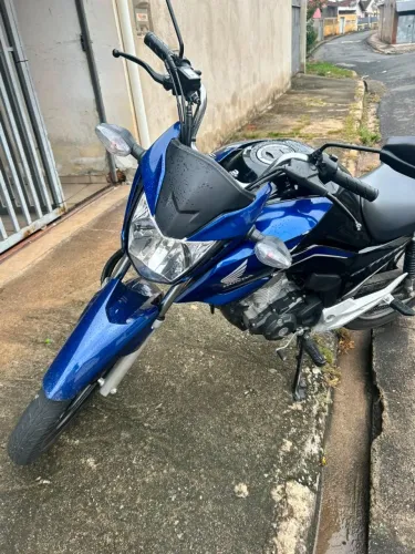 Honda CG 2024 160 Titan Flexone/ed.especial 40 Anos cor azul