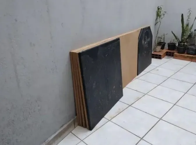 Chapas madeira Eucatex obs: 9 peças apenaS