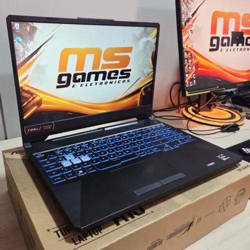 Notebook Gamer ASUS TUF Gaming A15 Ryzen 7 + RTX 3050 + SSD 512GB