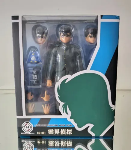 Figure Yusuke Urameshi One Shot Toys 1/12 novo, roupa em tecido, anime, Bandai, Figma, Shf