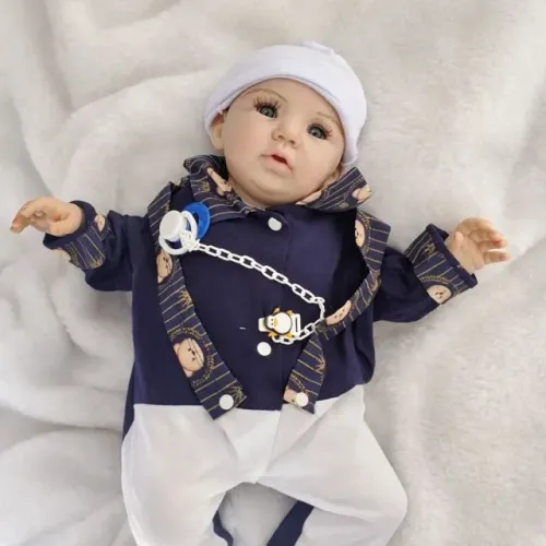 BEBÊ REBORN GUITTI BABY - KIT ABIGAIL MENINO