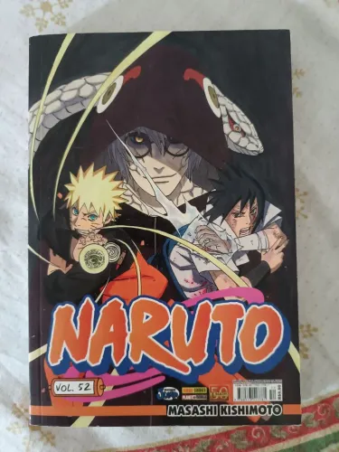 Mangá Naruto original - vol 46 e 52