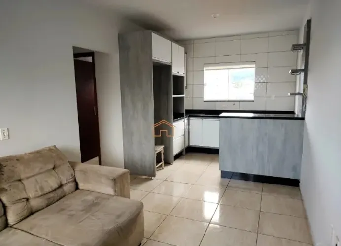 Apartamento Semi Mobiliado, sacada com churrasqueira no Bairro Aventureiro - Joinville/SC