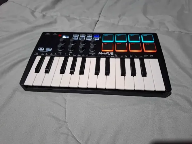 Teclado controlador MIDI USB M-Vave SMK-25