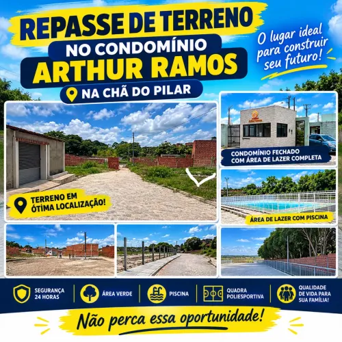 REPASSE DE TERRENO NA CHÃ DI PILAR