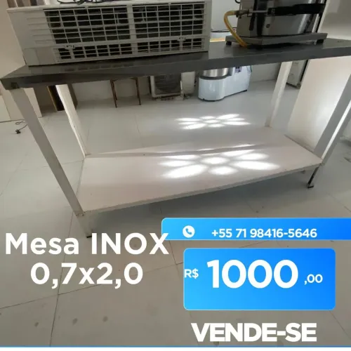 Mesa Inox 0,7 x 2,0