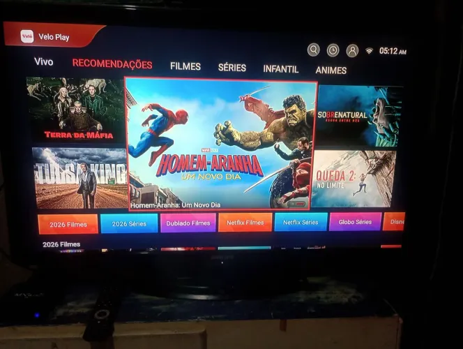 TV PHILIPS 42POLEGADAS COM TV BOX ASSINATURA DE 01ANO UNITV FILMES SÉRIES ETC.