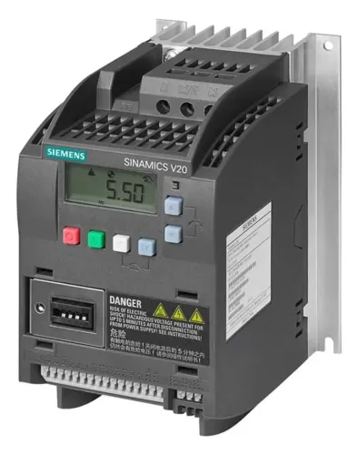 Unidade de velocidade variável Siemens V20 0.50hp 0.37kw 3x380v