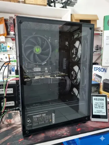 CPU GAMER COMPLETO i7 8700+ rx 580 8gb 16gb ddr4 