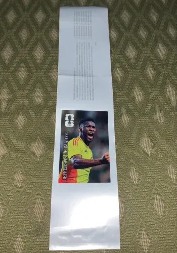 Figurinha Copa 2026 Jefferson Lerma no Rótulo original