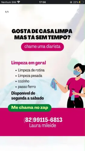 Faço faxina