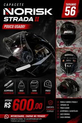 CAPACETE NORISK STRADA 2