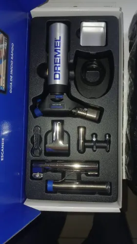 Dremel Versaflame Mini Maçarico 2200 A Gás Com Acessórios Dremel Versaflame Mini Maçarico