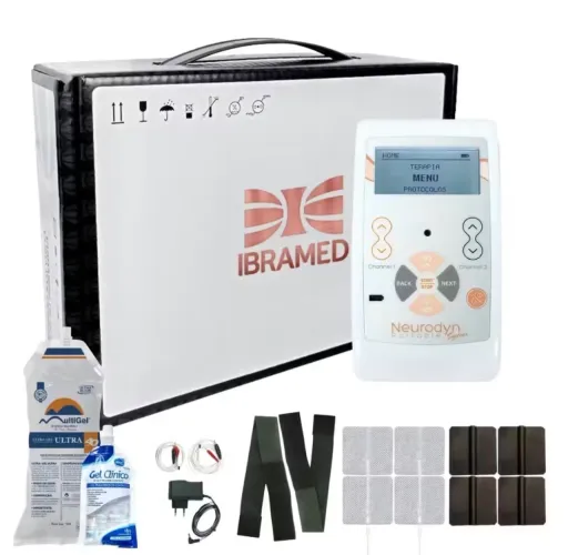 Neurodyn Portable System Ibramed 5 Correntes e 02 Canais de Saída + Brindes