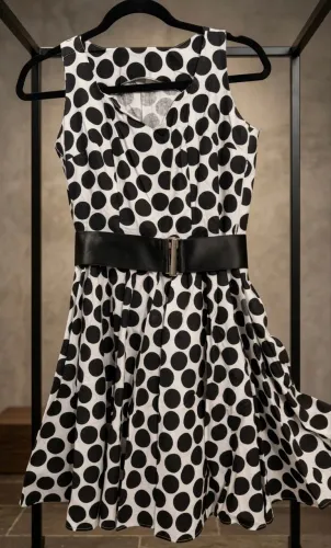 Vestido Rodado estilo anos 60 - Novo