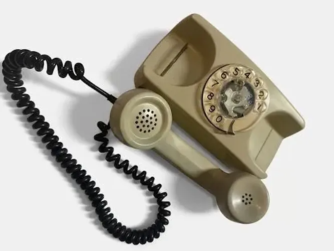 Telefone De Mesa Antigo Retro Disco (decorativo).