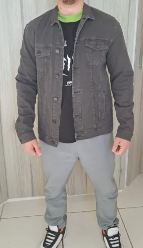Jaqueta Jeans Masculina