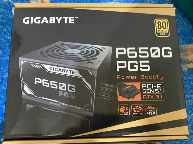 Fonte Gigabyte P650G 650W 80PLUS GOLD