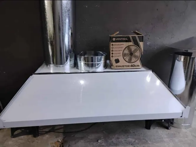 KIT COIFA EM INOX - NOVA DIRETO DA FÁBRICA