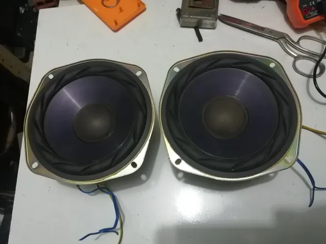Par de auto falantes sony antigos! Leia descrição!