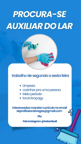 Auxiliar do lar meio período