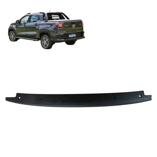 Moldura superior tampa traseira fiat nova strada 2021 2023