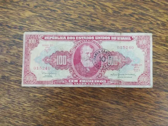 Nota Cem Cruzeiros da República dos Estados Unidos do Brasil
