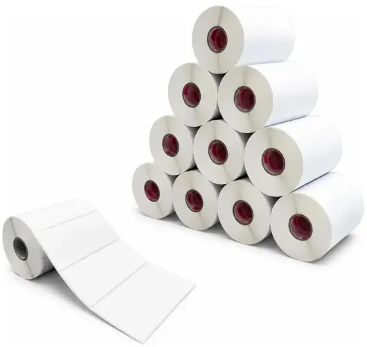 Kit 10 Etiqueta Couché 100x50 Adesiva 