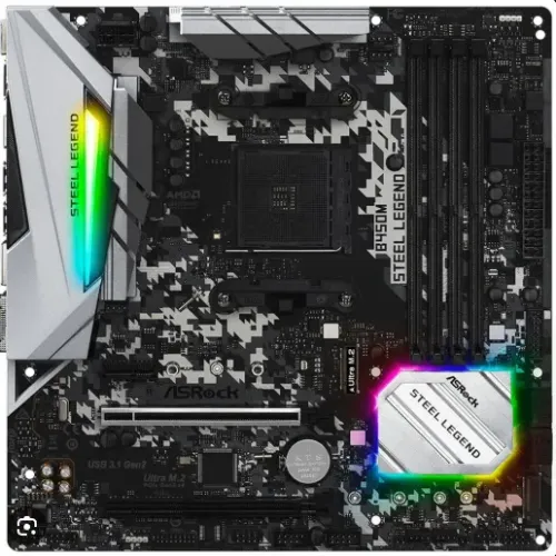 B450m Steel Legend funciona mas LEIA