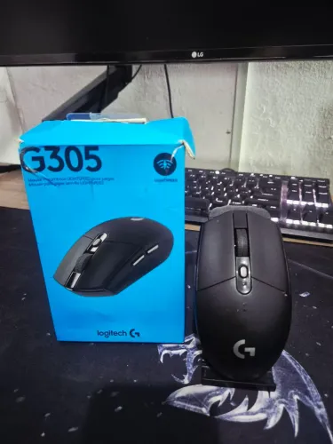 Mouse Gamer logitech G305 LIGHTSPEED, 1200dpi, 6 botoes