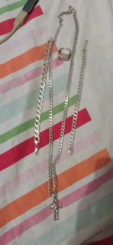 Vendo conjunto prata 