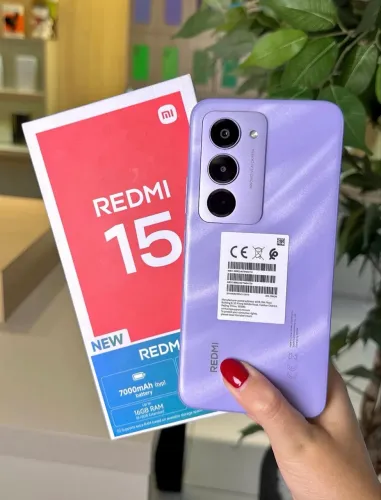 Smartphone Redmi 15 256GB Lilás | Lacrado | Loja Física