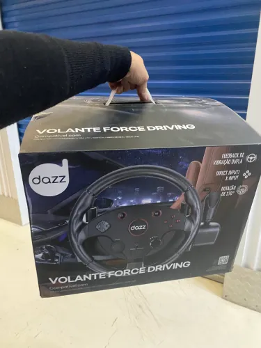 Volante & Pedal Force Driving Dazz 