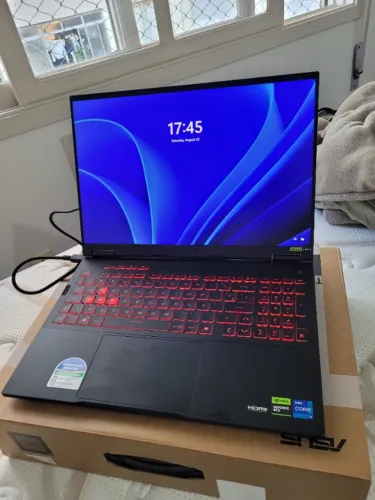 Notebook Gamer ASUS TUF F16 RTX 5050 i7 14650HX 8GB DDR5 512GB NVME Windows 11 Pro