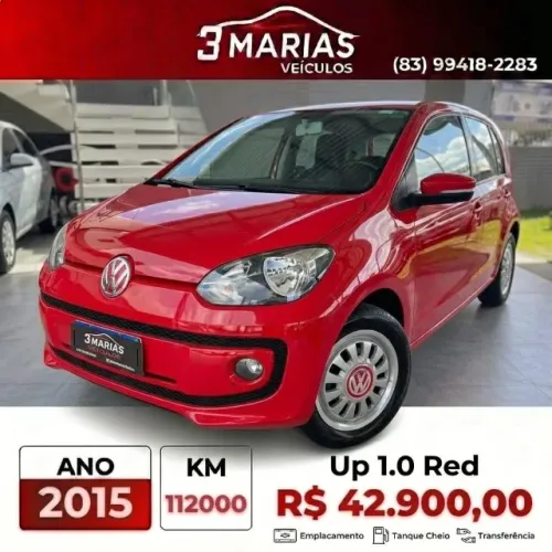 Volkswagen Up! Black/white/red 1.0 T. Flex 12V 5P 2015