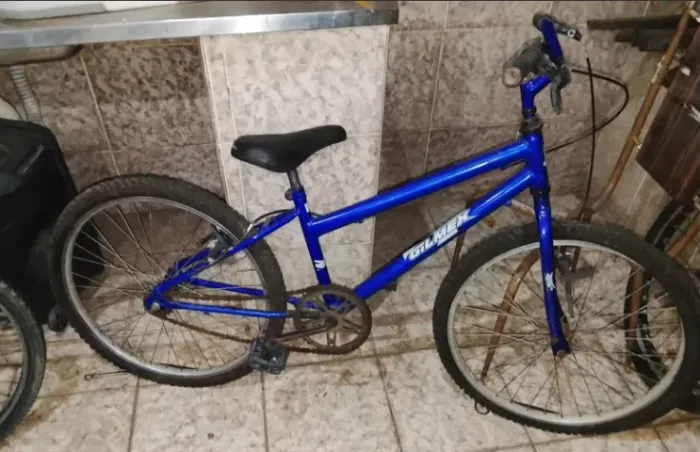 BICICLETA INFANTIL ARO 24 AZUL
