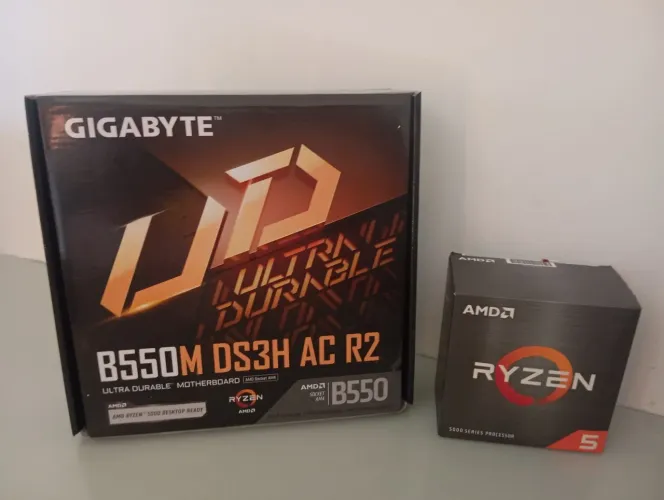 Vendo kit placa mãe e processador