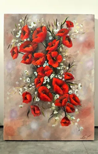 Painel pintura à Óleo Novo