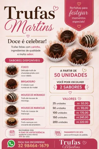 Trufas para festa