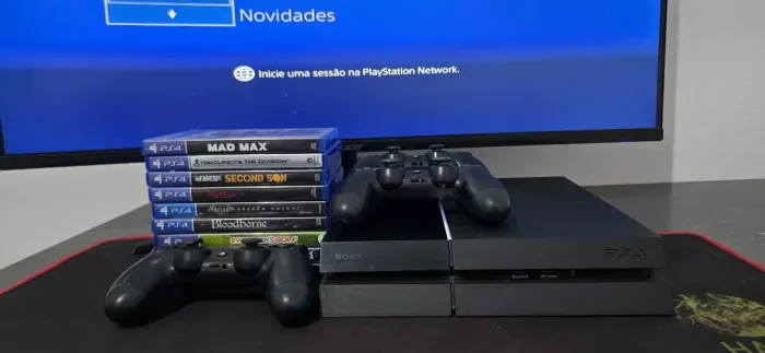 Ps4 - 10 jogos - 500 gb