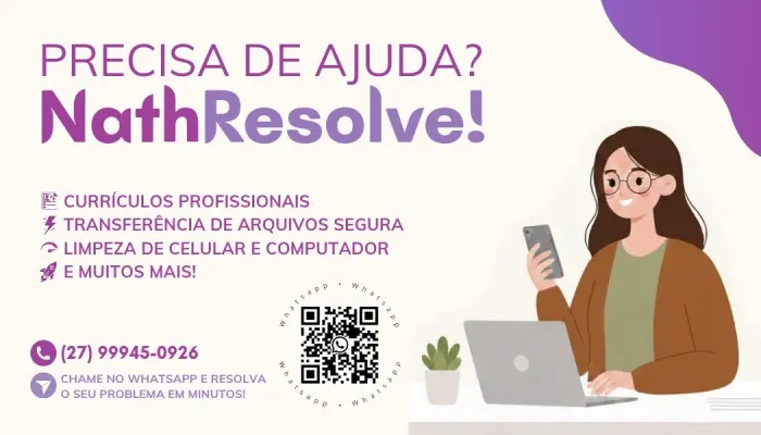 Assistência Digital: Limpeza de PC/Celular e Currículo Profissional - Rápido!