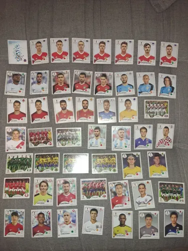 50 Figurinhas Copa do Mundo 2018