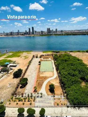 Apartamento Alto Padrão Mobiliado com Vista para o Rio  Condomínio Champs Elysees | Orla d