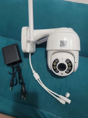 Câmera segurança wifi 360° a prova d'água full hd