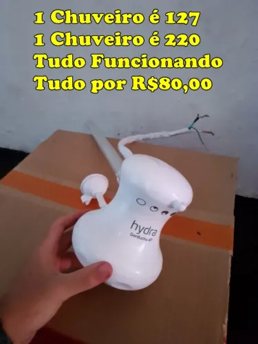 Kit 2 Chuveiros sendo 1 127v e outro sendo 220v