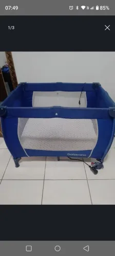 Berço cercado azul 