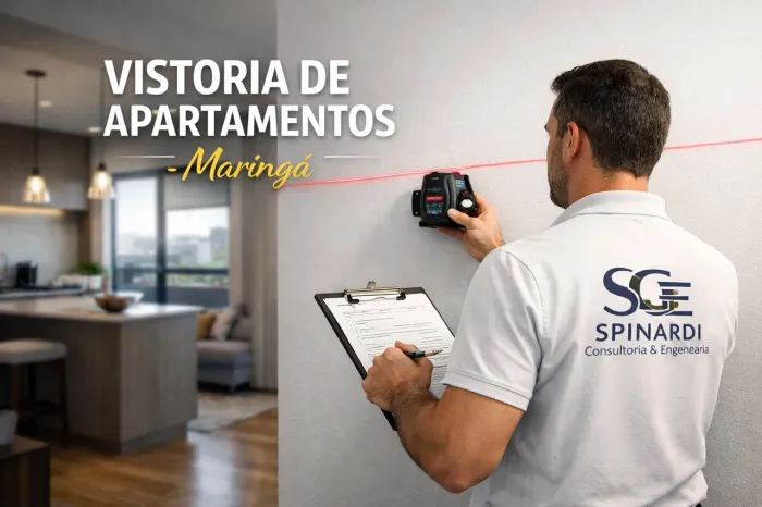 Vistoria técnica de recebimento de apartamento