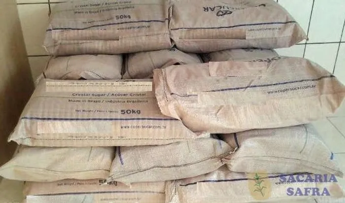 Sacos de ráfia para entulhos